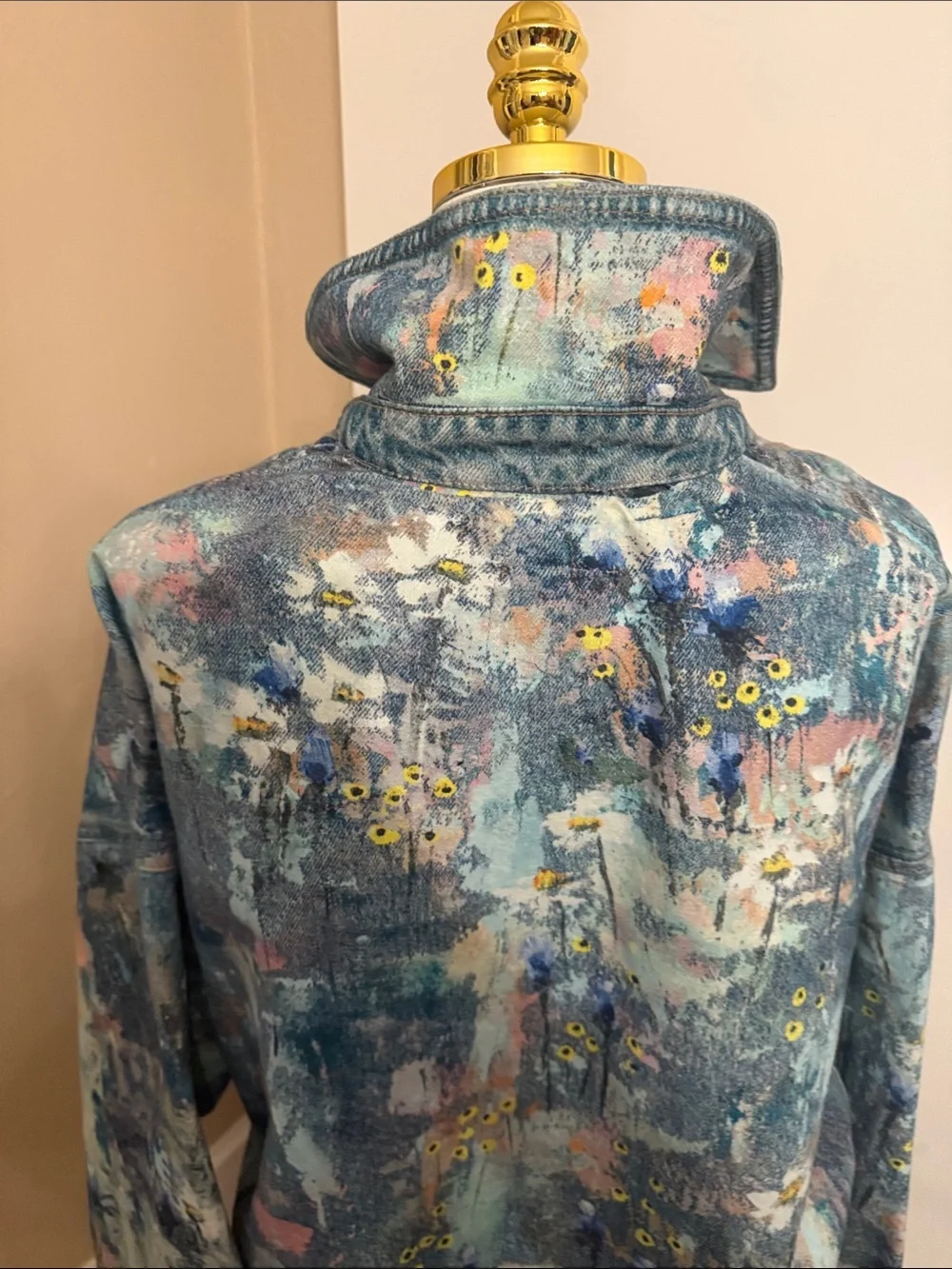 Free People We The Free Madison City Illusions Denim Jacket Small NWT - Picture 8 of 12